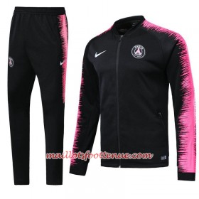 PSG Ensemble Vestes d'entrainement Noir Rose 2018/2019